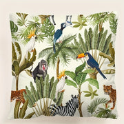 Funda de cojín con estampado animal para sofá, decoración del hogar, 45.72cm