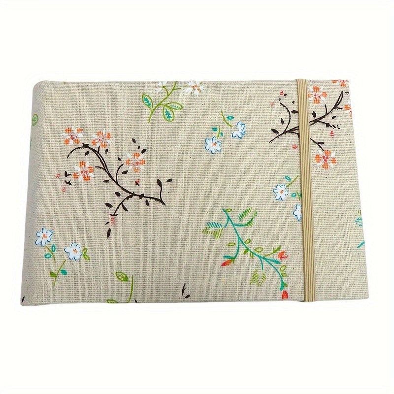 Креативный фотоальбом на 100 карманов, размером 15,24 см, завязанный веревкой. Идеально подходит для семьи, пар и студийных сувениров, а также станет отличным подарком на осенний фестиваль, День благодарения и праздничный сезон.