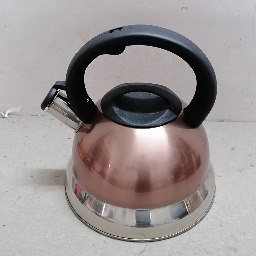 Stainless Steel Kettle 2.5L for Gas Electric Induction Ceramic Halogen Stovetops