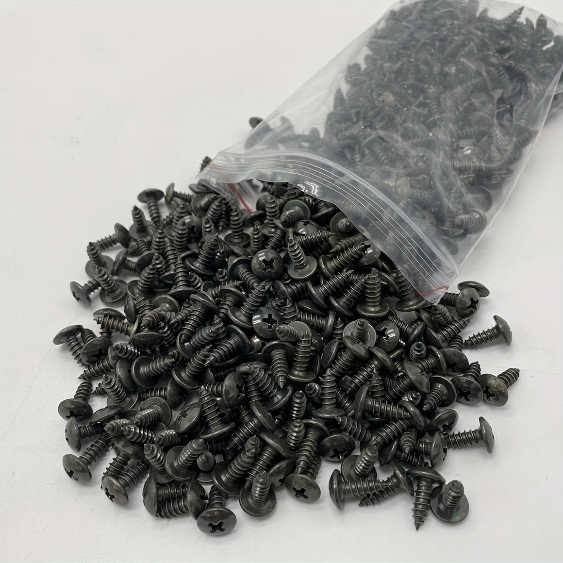 20 Pcs Motorcycle ATV Plastic Cover Metal Retainer Screws Clips M4 M5