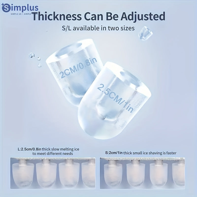 Mini Compact Ice Maker 1.2L Energy-Efficient Automatic Ice Machine