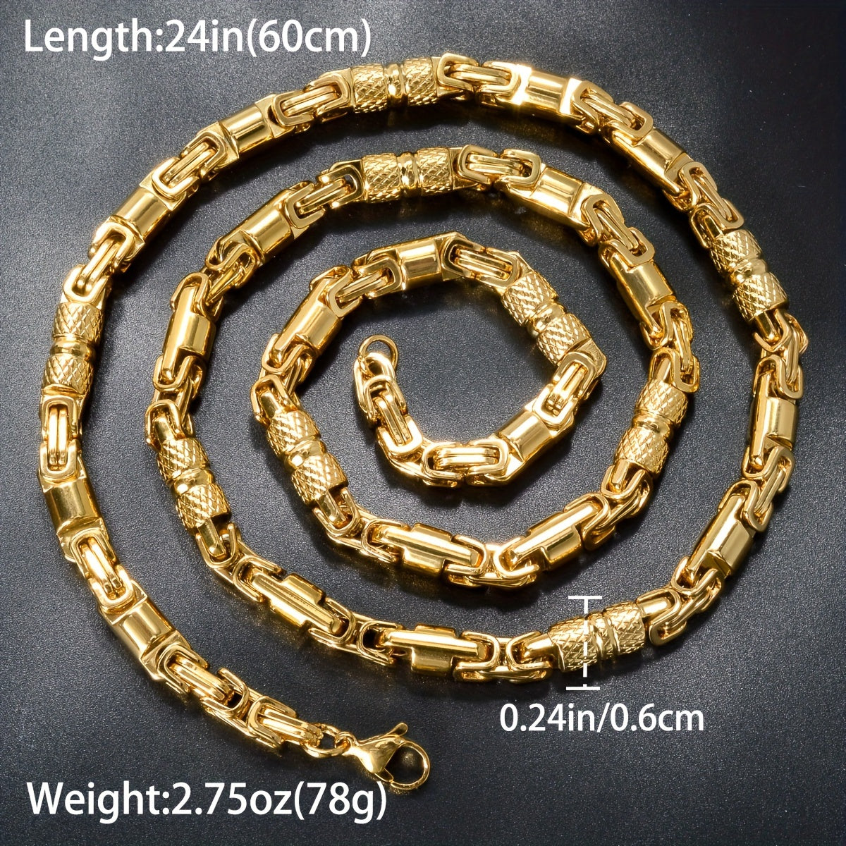 Unisex Geometric Long Necklace Silver Pendant Statement Jewelry for Daily Wear