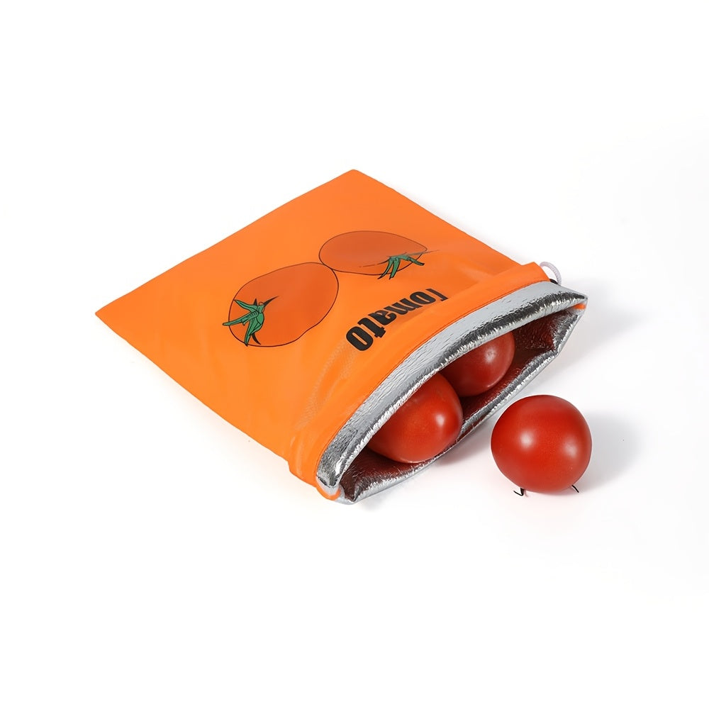 Rectangular Reusable Food Storage Bag for Fruits and Vegetables Eco-Friendly Washable Durable