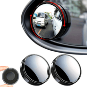 Espejo ciego para coche, espejo convexo de 360° con ángulo amplio, vista trasera, seguro, fácil de instalar