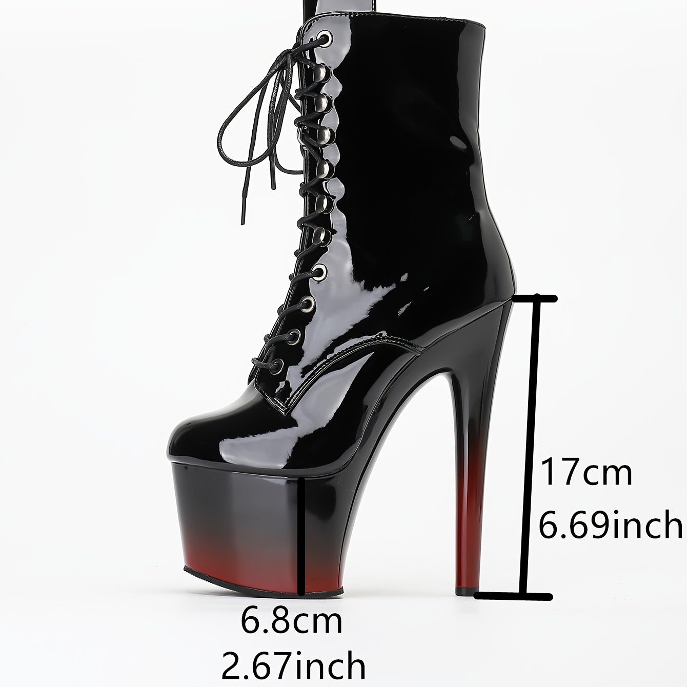 Women's Mid-Calf Boots 17cm Heel Synthetic Upper Color Block Zipper