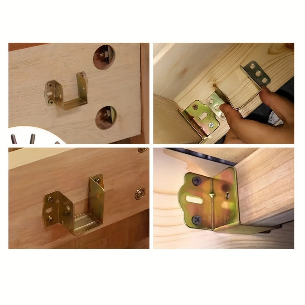 2 dan 3 gacha bo'lgan uy yotoq qo'llab-quvvatlash osma burchak yotoq yopish qopqog'i, yotoq mebel uskunalari burchak kodi, quloqlari bilan osma tugma burchak aksessuarlari