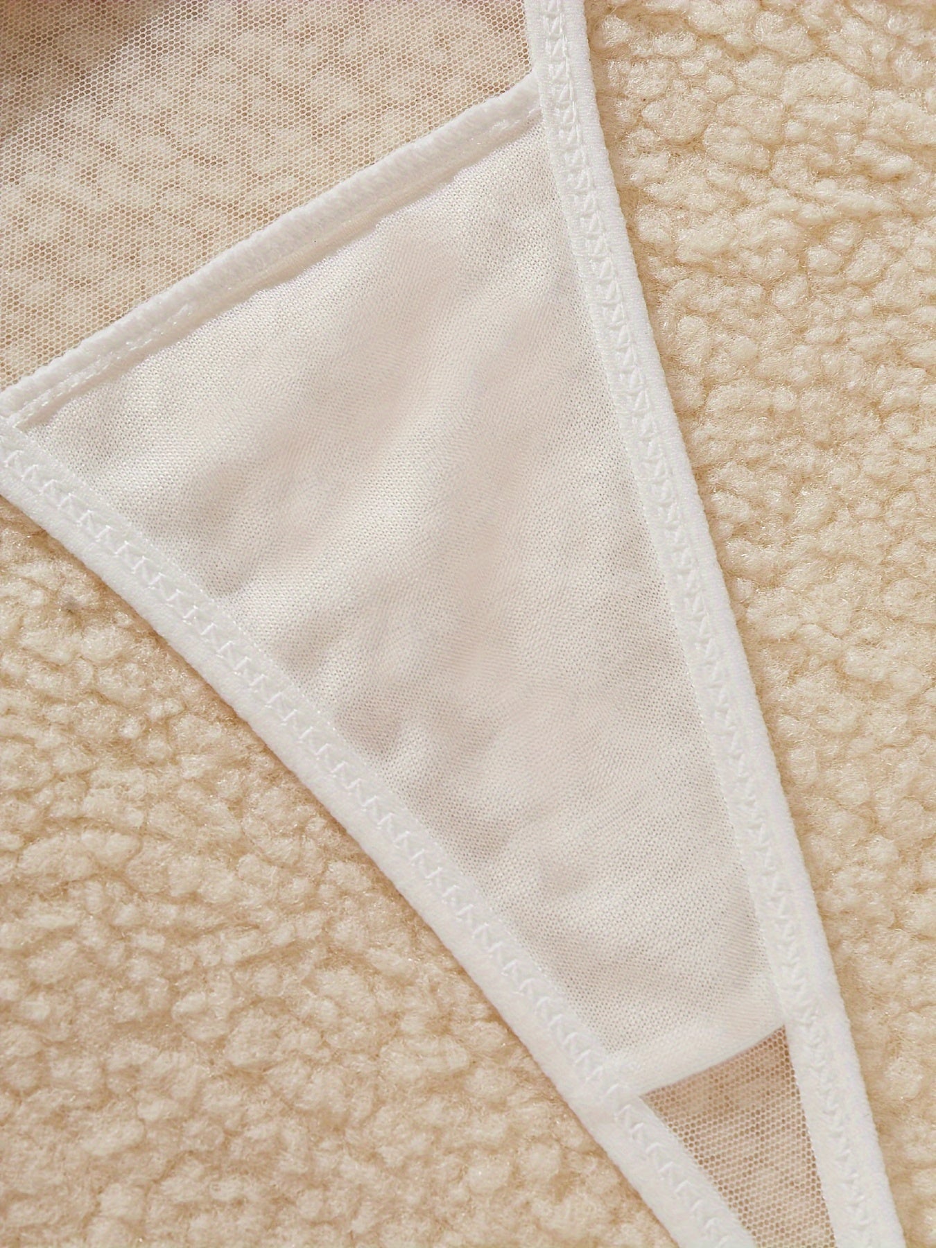 Women's Mesh Semi Sheer Lingerie Set Cami Bra Thong Sexy Underwear