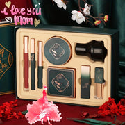 8-Piece Makeup Gift Set for Beginners with Air Cushion Foundation and Mixed Shades for Ages 14+