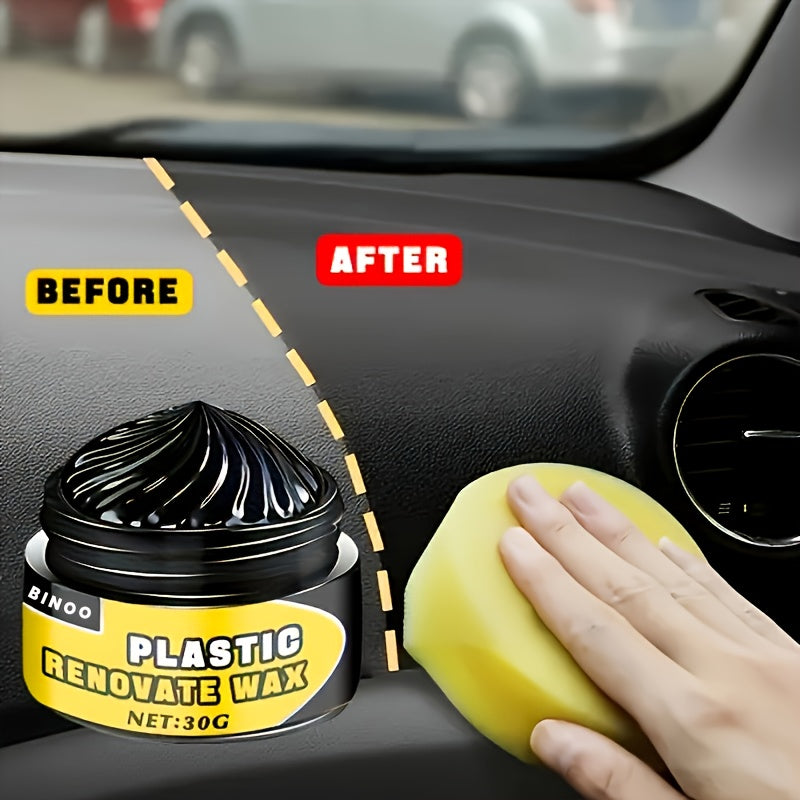 Car Repair Wax Multi-Purpose Plastic & Tire Care Polish for Auto Detailing