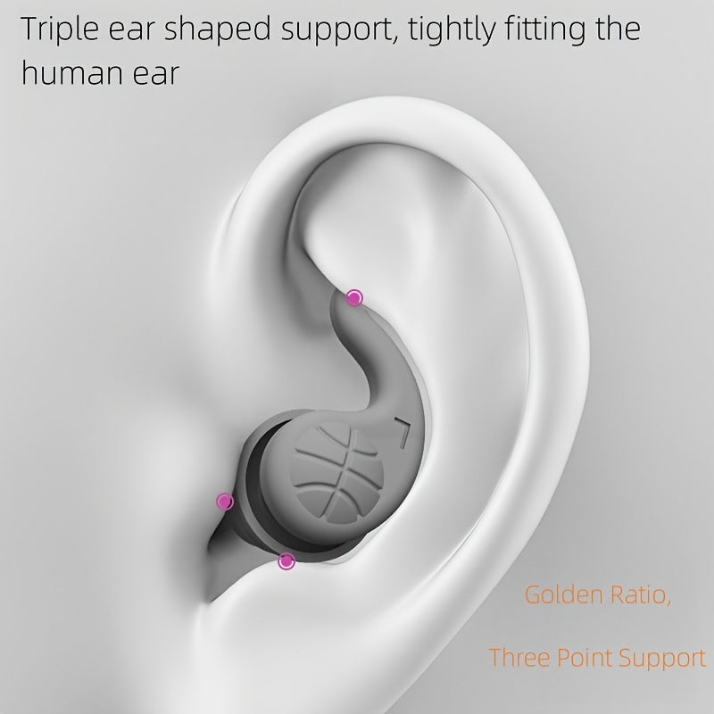 Reusable Sleep Three-Layer Earplugs for Noise Prevention and Better Sleep