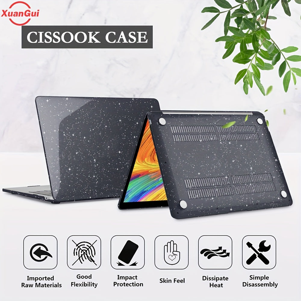Glitter Star Waterproof Hard Shell Laptop Case for MacBook Models