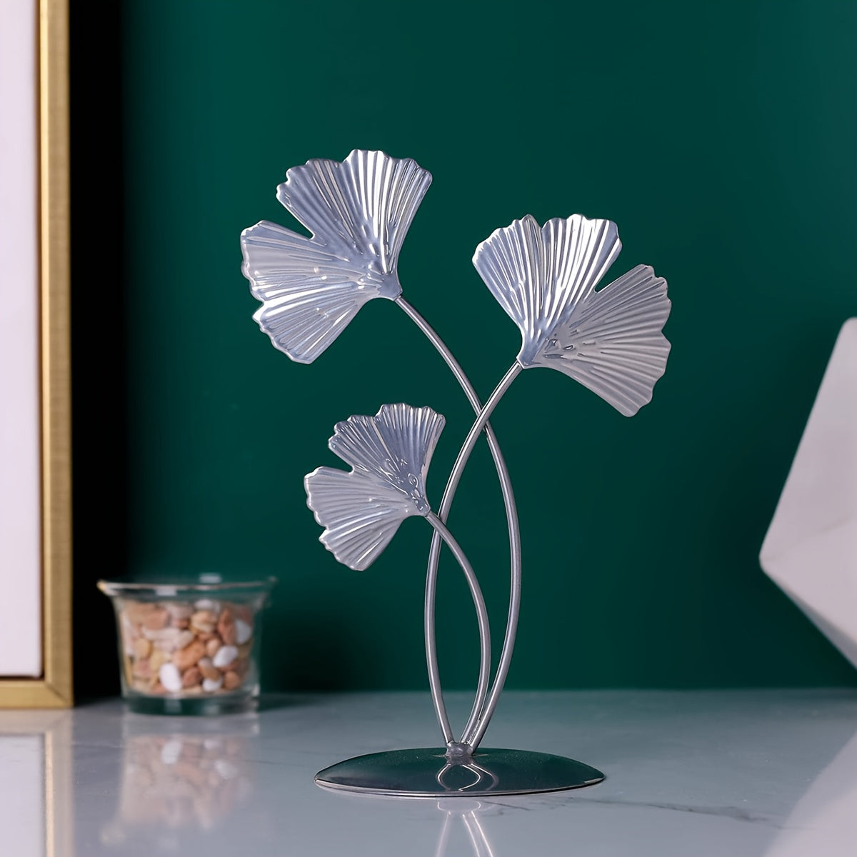 Luxury Ginkgo Leaf Home Decor for Living Room Entrance