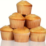 200 piezas de moldes de papel natural para hornear de 4.98cm de base para cupcakes y postres