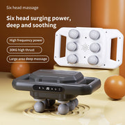 Pistola de masaje de tejido profundo para alivio del cuerpo, espalda y cuello, compacta, recargable