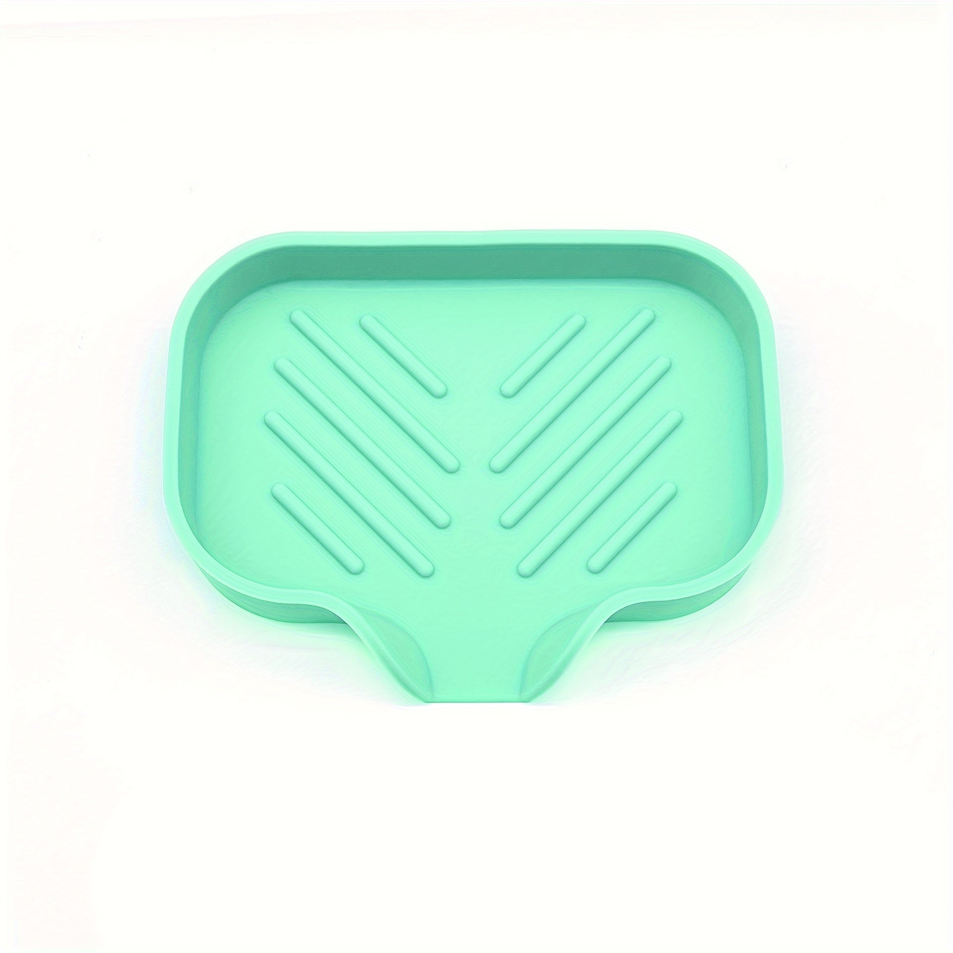 Silicone Kitchen Sink Caddy with Drain Spout for Sponge and Utensils