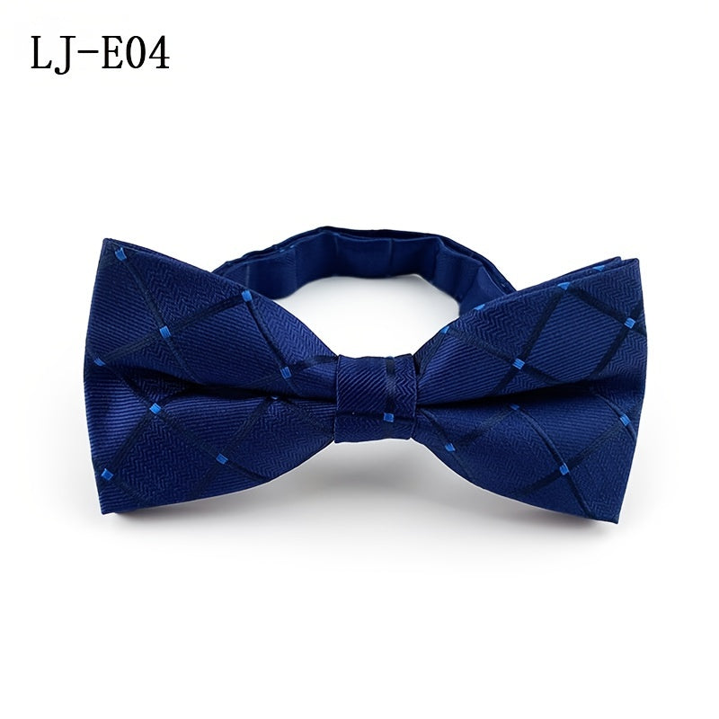 Men's Bow Tie Polyester Jacquard Fabric for Formal Events