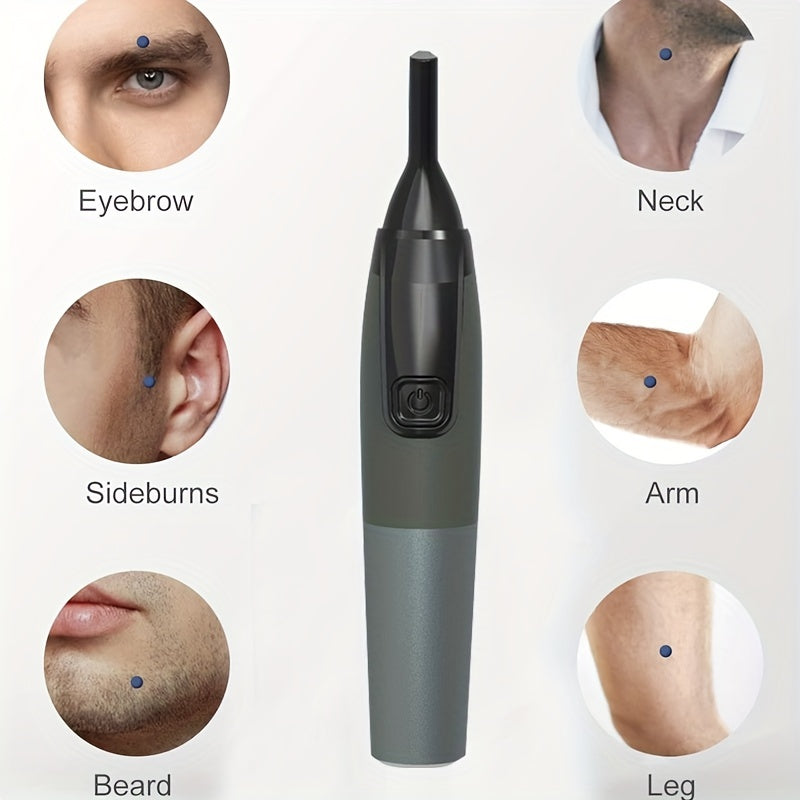 Electric Eyebrow Razor for Men and Women Rechargeable Face Beard Trimmer Black