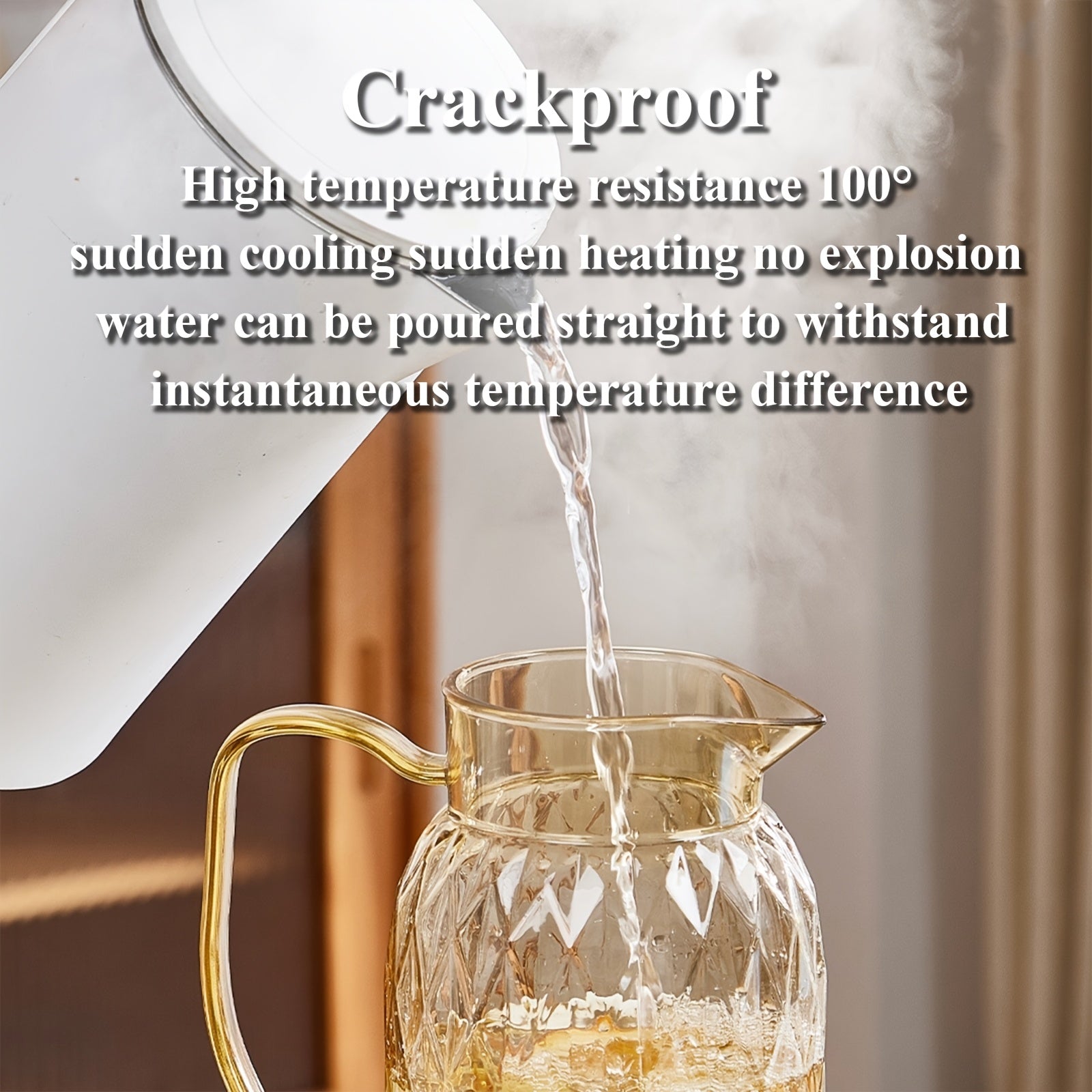 Термостойкий взрывобезопасный пластиковый холодный чайник с большой емкостью для фруктового чая