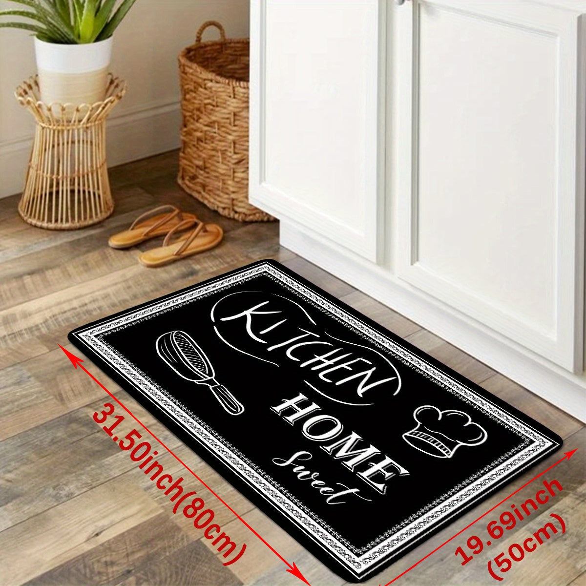 Conjunto de alfombrillas absorbentes e impermeables para cocina, antideslizantes y antifatiga para el hogar y la lavandería