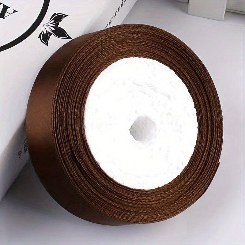25 Yards Satin Ribbon for Headbands Gift Wrapping Crafts 2.5cm Wide