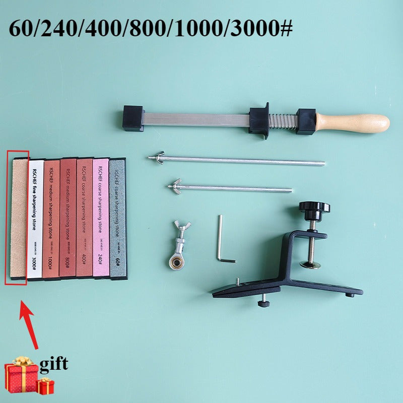 Qora alyuminiy pichoqni silliqlash uchun to'g'ri va tishli pichoq uchun, yopishmaydigan asos bilan