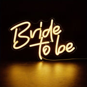 Bride To Be LED Neon Sign USB Powered Wall Decoration for Bedroom and Events