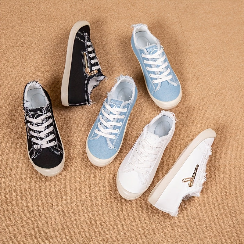 Women's Low-Top Sports Shoes Retro Hong Kong Style Casual Flats