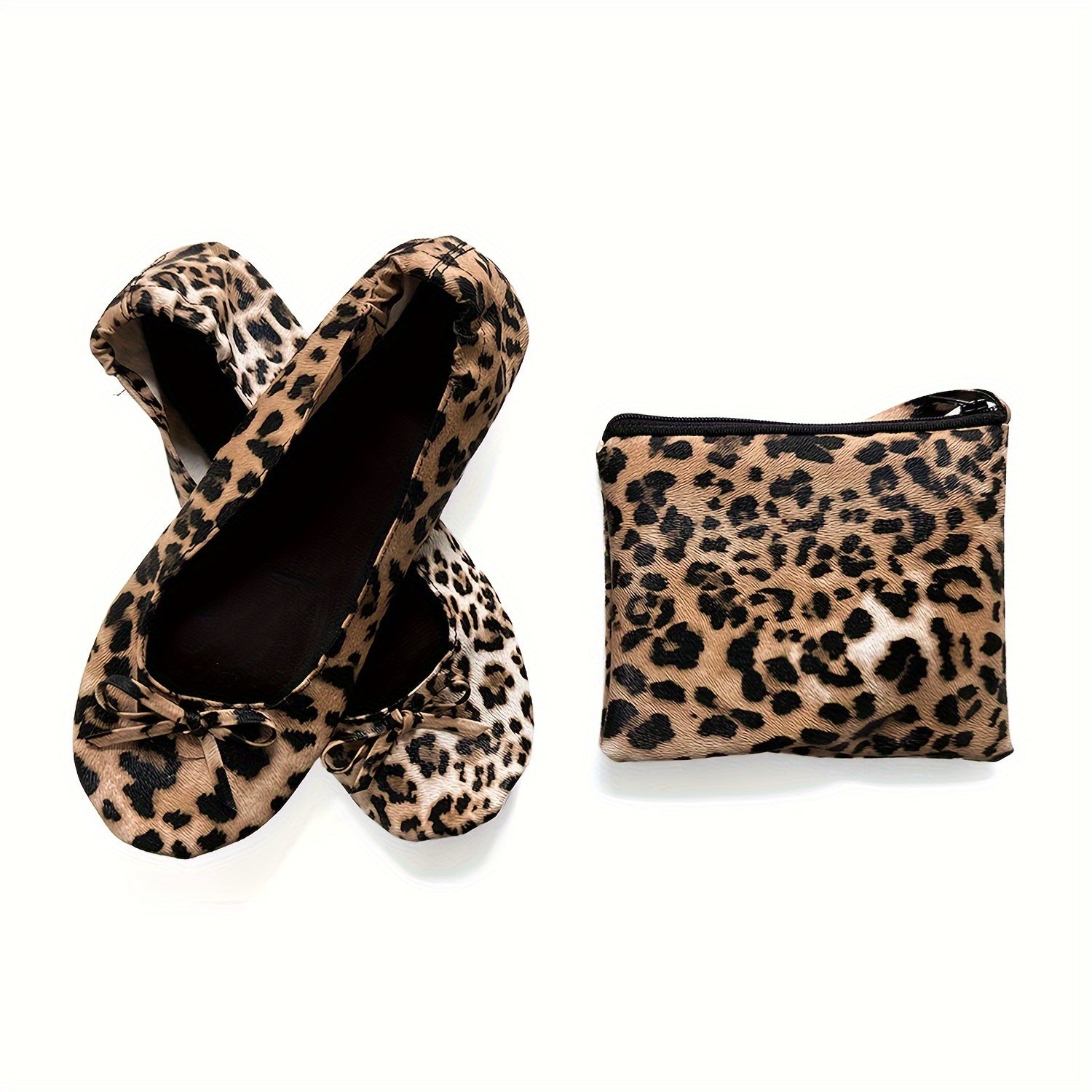 Women's Folding Indoor Dance Shoes Flat Slippers for Weddings