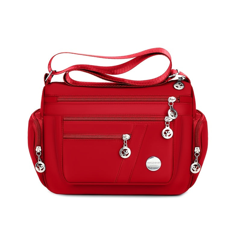 Ayollar uchun ko'p funksiyali kesim sumkasi, sozlanadigan kamar, bir nechta bo'limlar, zip yopilishi va polyester astar bilan xarid qilish, ofis va sayohat uchun, bir nechta ranglarda mavjud.