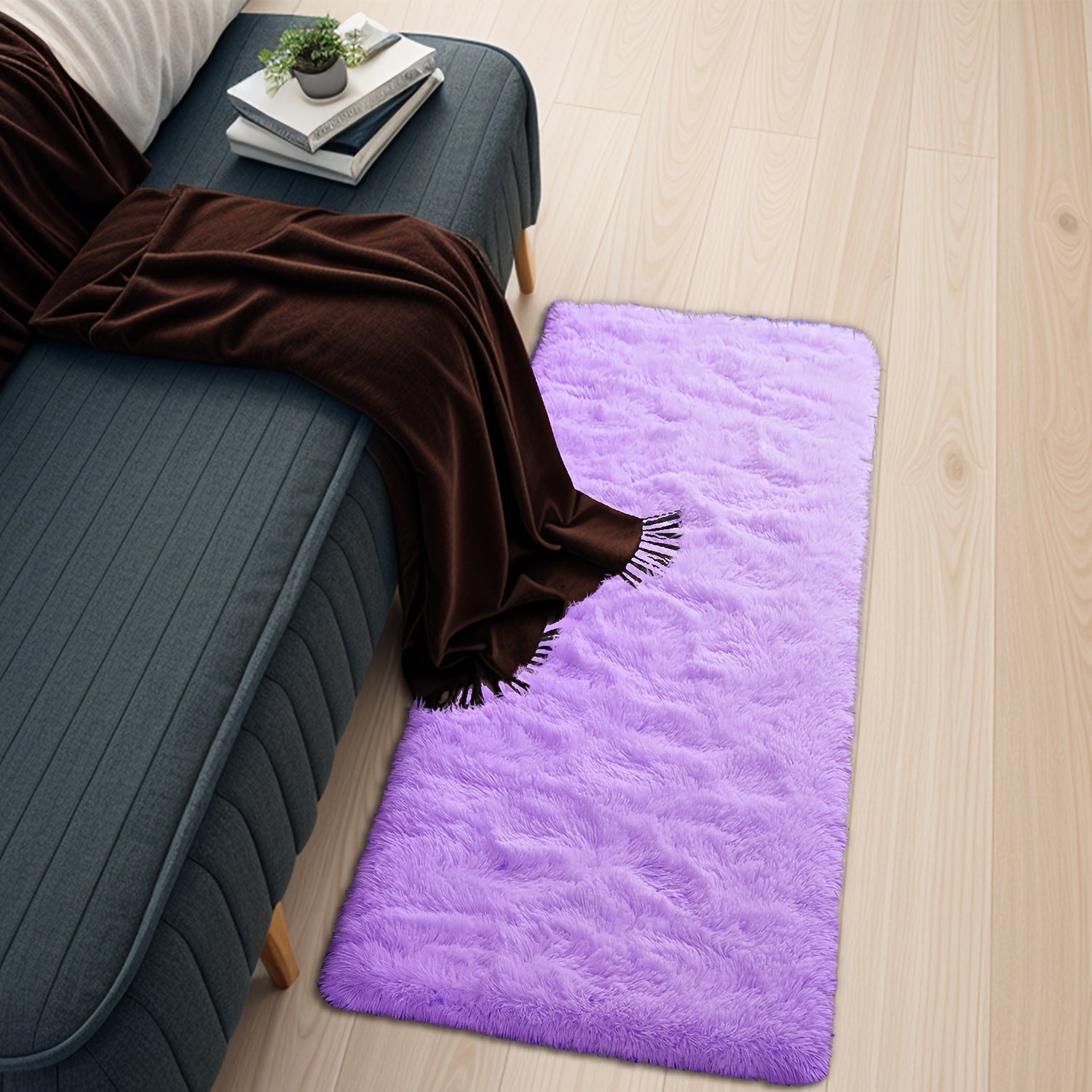 Yumshoq gradient rangli shaggy maydon, polyester maydon yashash xonasi, yotoqxona, divan, yotoq yonida, bay window uchun, mashinada yuvish mumkin, turli o'lchamlarda mavjud