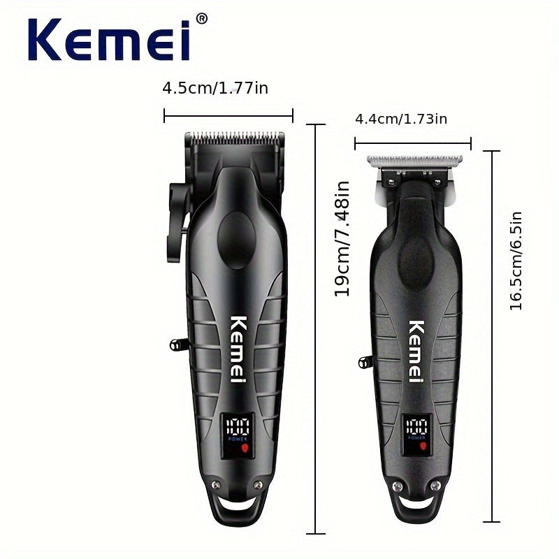 Set de afeitadora eléctrica y cortapelos para hombres