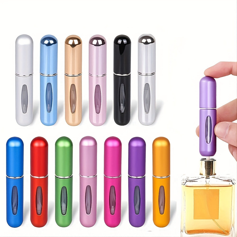 Unisex 5ml Travel Perfume Bottle Portable Empty Spray Cosmetic Refillable