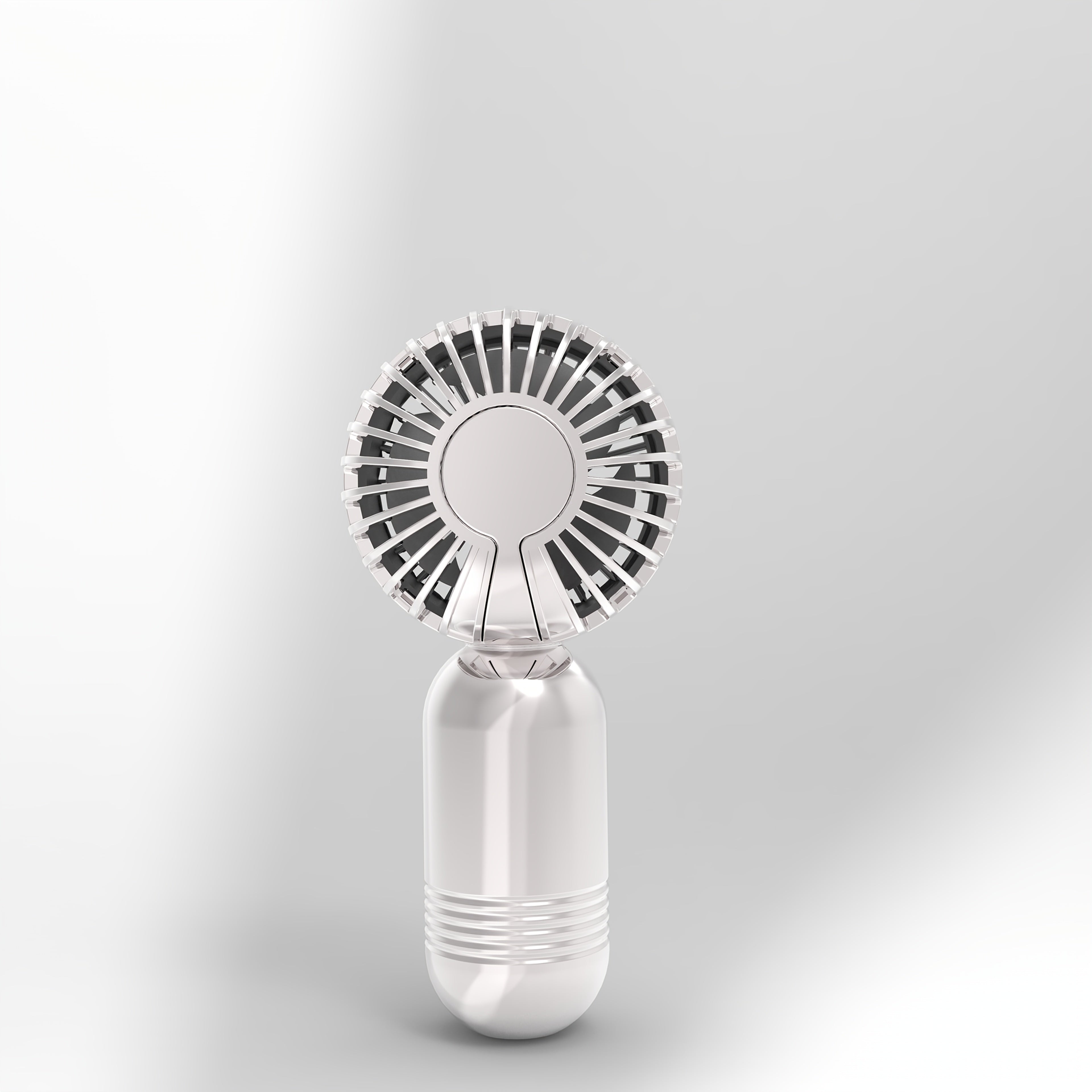 Portable Mini Fan with 3-Speed Settings USB Rechargeable Handheld Fan for Travel and Personal Use