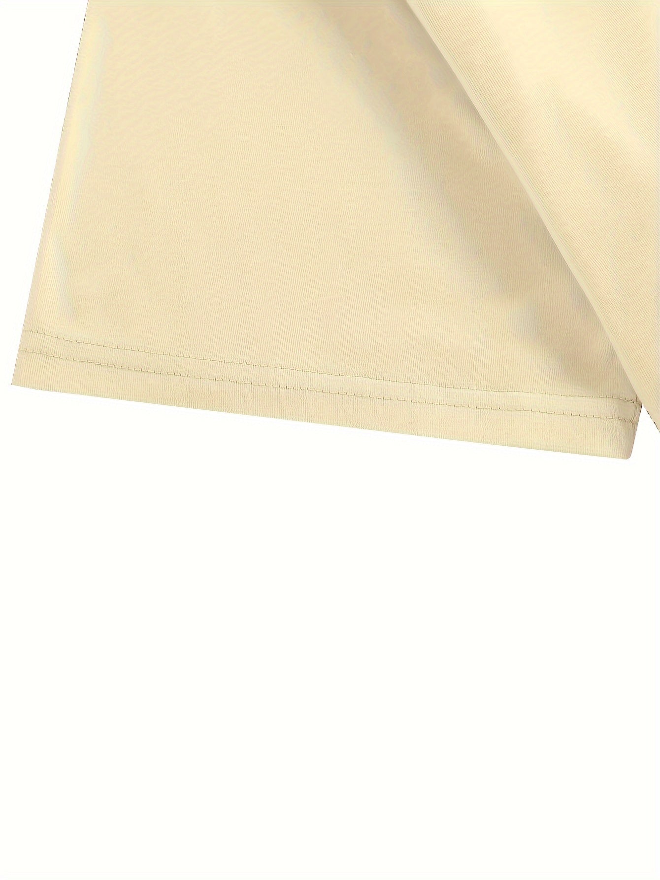 Erkaklar uchun tasodifiy ayiq grafik futbolkasi - Yumshoq polyester, krujka bo'yin, qisqa yeng, yozgi moda