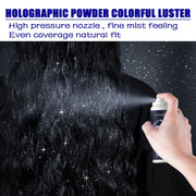 Unisex Silver Glitter Hairspray Shimmer Hair Body Highlight Spray for Parties
