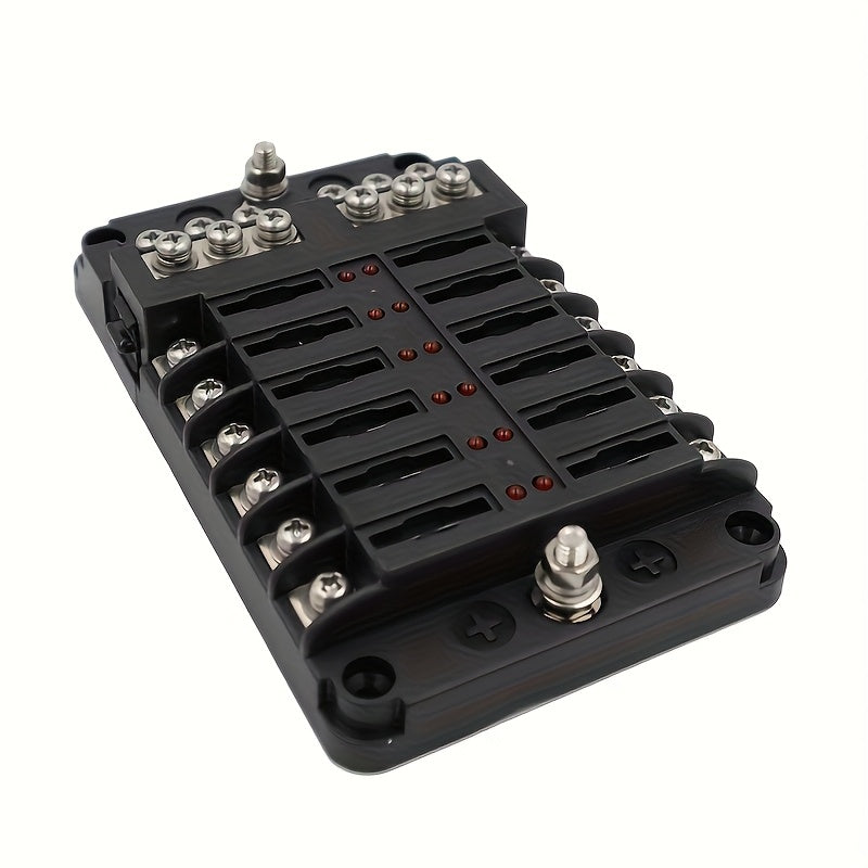 Ko‘p yo‘nalishli avtomobil, qayiqlar uchun fuzе qutisi blok tutgichlari LED indikatorlari bilan 12V 32V