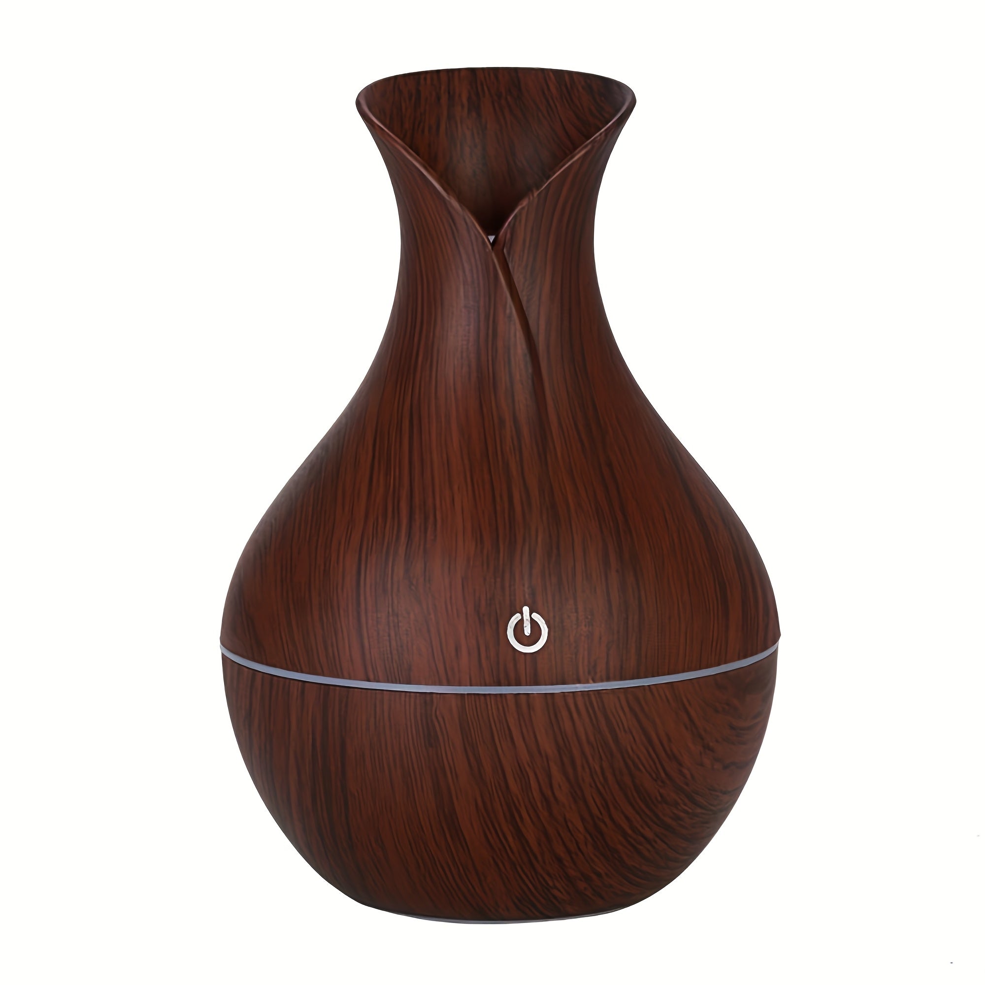 Elegant Wooden Essential Oil Diffuser with LED Night Light Aromatherapy Humidifier