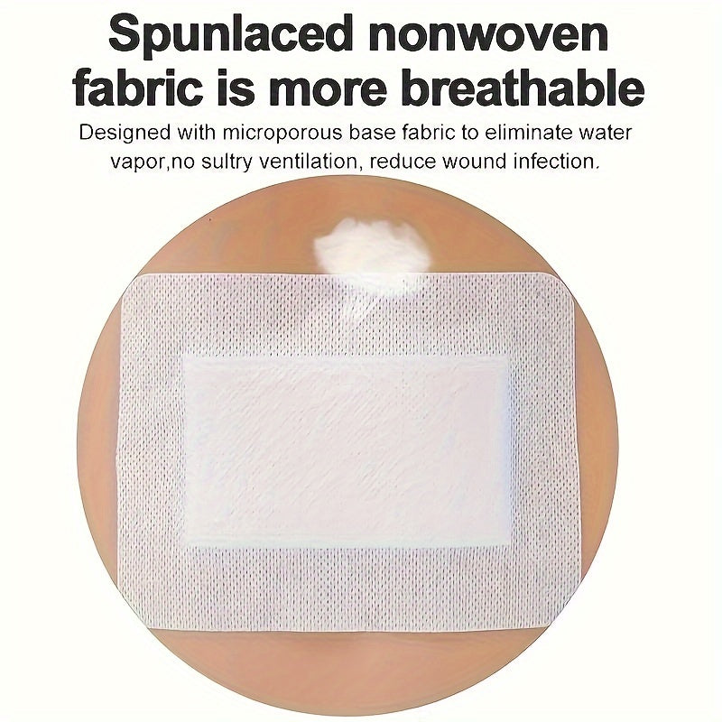 Parchetes de venda para heridas no tejidas para adultos, tamaños surtidos, transpirable, absorción fuerte