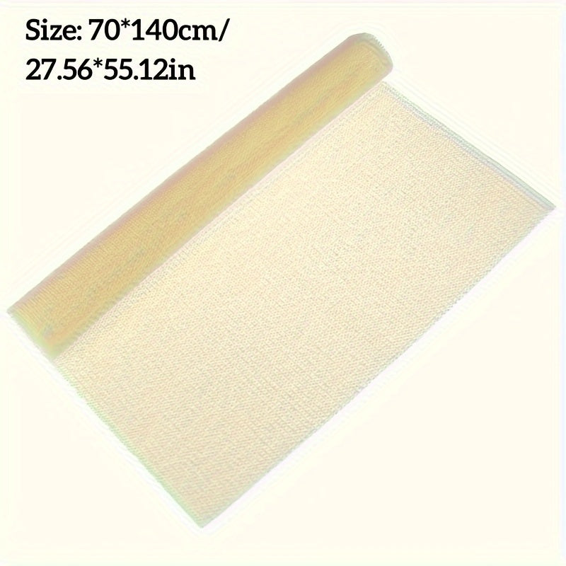 Gran alfombrilla de PVC antideslizante para estabilidad y protección del suelo, lavable a máquina