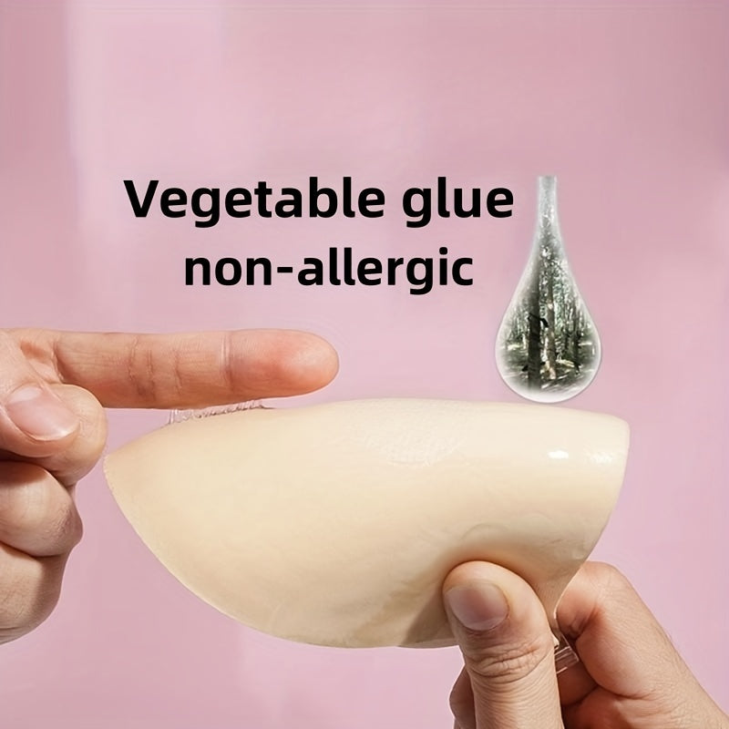 Reusable Self-Adhesive Nipple Covers for Women Solid Color Bra Accessories