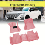 Car Floor Mats Faux Leather Waterproof Dustproof for Left-Hand Drive