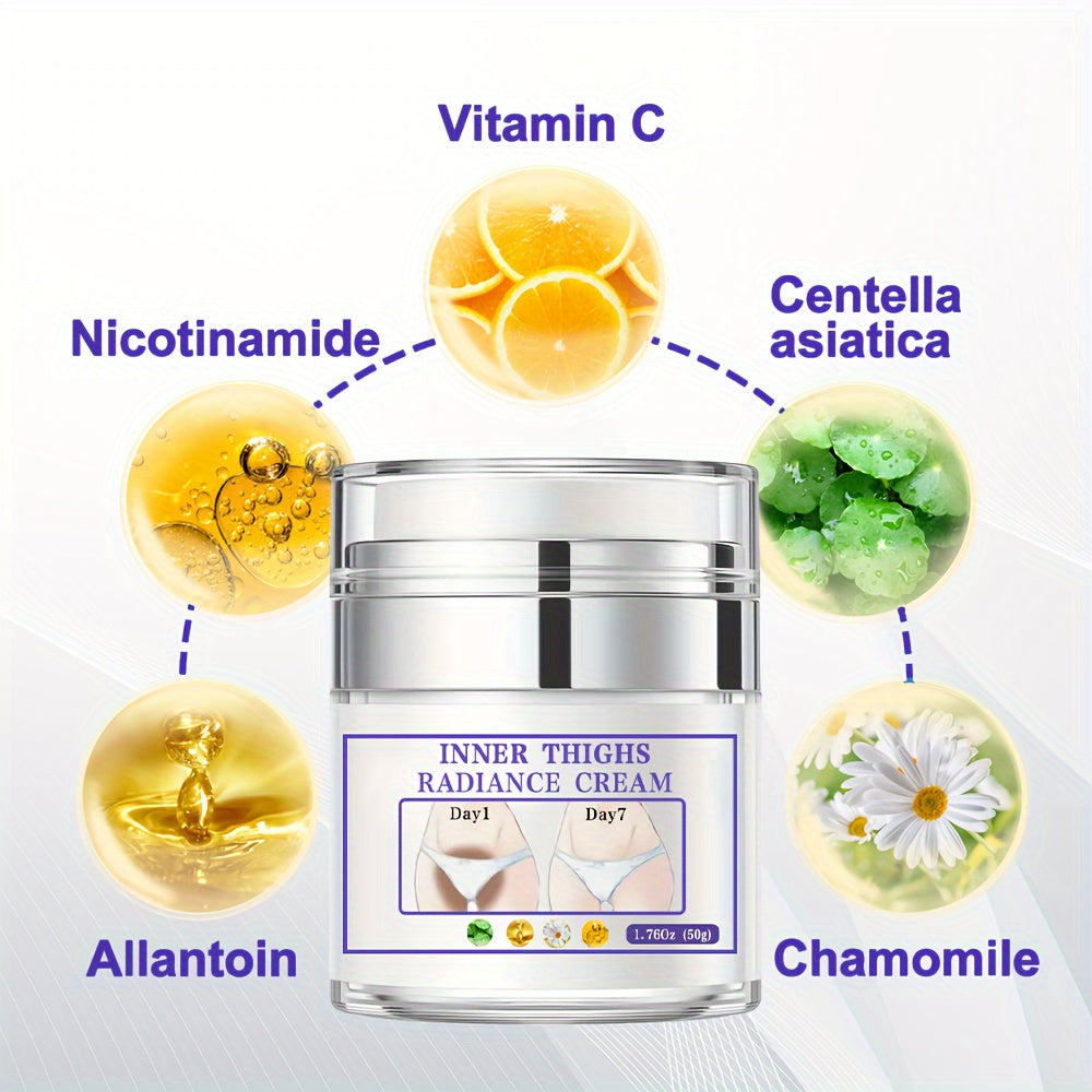 Unisex Body Cream for Dark Skin with Vitamin C Niacinamide Hyaluronic Acid 50g