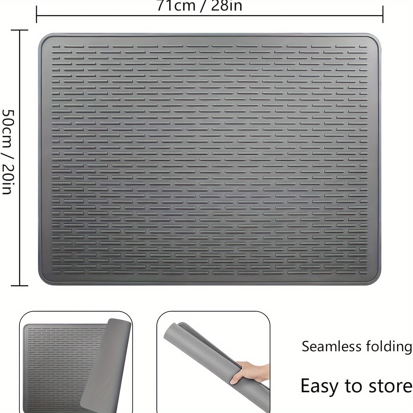 Large non-slip silicone stovetop protector heat resistant covers electric stove range hood pad