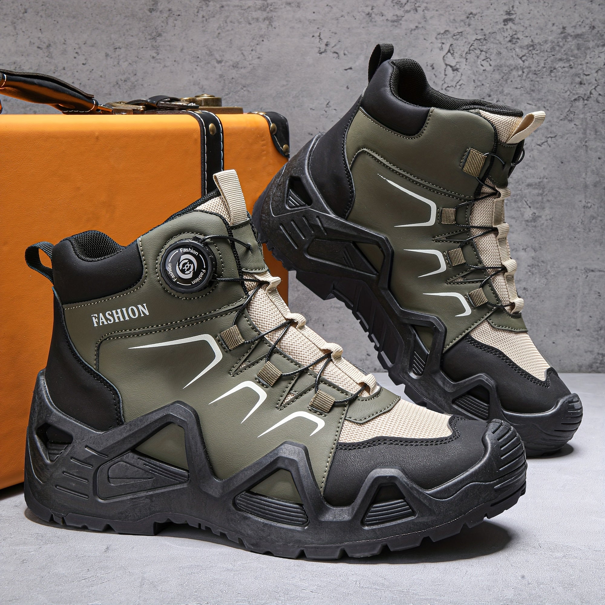 Women’s All-Season Tactical Combat Boots Non-Slip PVC Soles Black Hiking Camping