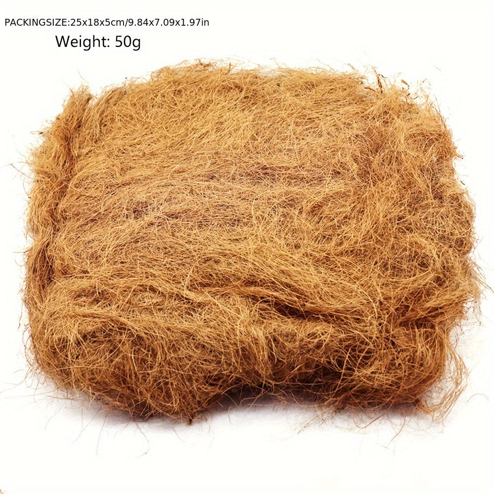 50g Coco Coir Coconut Husk Fiber for Orchids Crafts Pet Bedding Soil Mulch