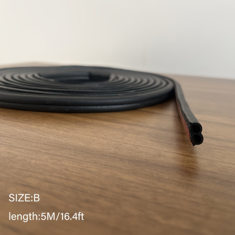 Kauchuk avtomobil eshigi yopiqligi chizig'i 16.4FT suv o'tkazmaydigan shovqin kamaytirish akustik izolyatsiya