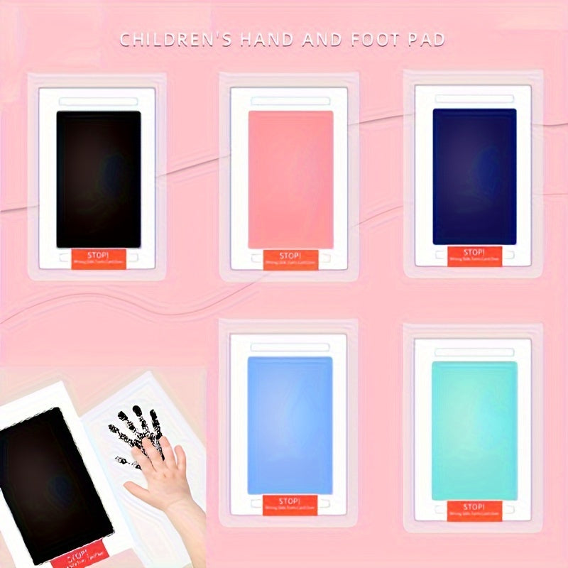 Bolalar uchun qo'l izi to'plami, bolalar oyoq izlari uchun xavfsiz va oson xotira esdaligi