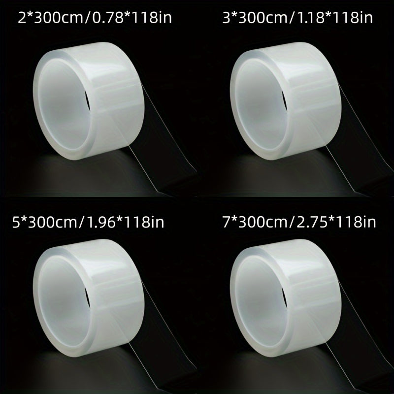 Clear Self-Adhesive Caulk Strip 3 Meters Waterproof Plastic for Kitchen Bathroom Toilet Sealing