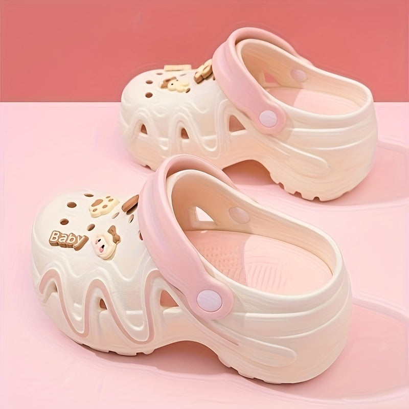 Women's Platform Cloud Slip-On Clogs with Pastel Colors and Non-Slip Sole