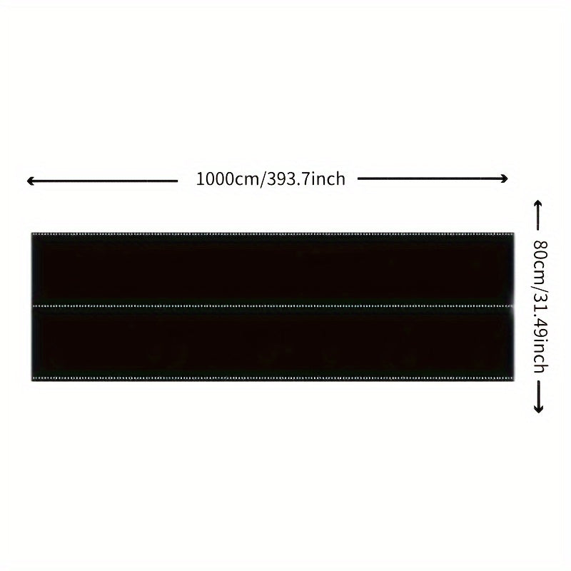 Black Plastic Garden Weed Barrier Mulch Roll 59.99cm-149.99cm Wide 10m Long